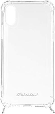 OHLALA NECKLACE Cover Clear voor Apple iPhone X/XS