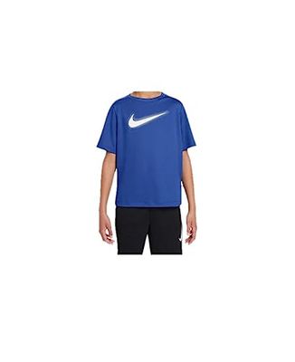 Nike Top B Nk DF Multi+ SS Top Hbr, Game Royal/White, DX5386-480, XL