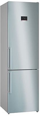 Bosch Serie 4 KGN397ICT - Frigorífico combinado de libre instalación, Sin Home Connect, E, 203 x 60 cm,260l, VitaFresh, noFrost¸ inox-easyclean