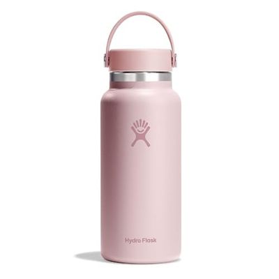 HYDRO FLASK - Wide Mouth - Vattenflaska 946 ml 32 oz - Vakuumisolerad rostfri vattenflaska med Flex-topp - Trillium