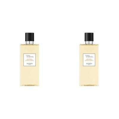 Terre d'Hermès - Gel doccia per corpo e capelli, 200 ml (Confezione da 2)