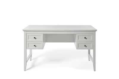 Jahnke Classic D 130 - Escritorio, diseño de Madera, Color Blanco, tamaño único