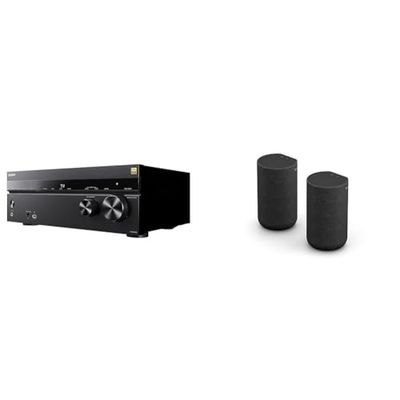 Sony SA-RS5 - satellietluidspreker achter, draadloos, met geïntegreerde accu, zwart & Sony 7.2-Kanaals 8K A/V Versterker