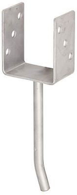 Alberts 214210 Staffa portapalo ad U, Acciaio, Larghezza: 91 mm