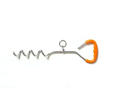 Pet Brands Rac - Estaca y Cable, Color Plateado