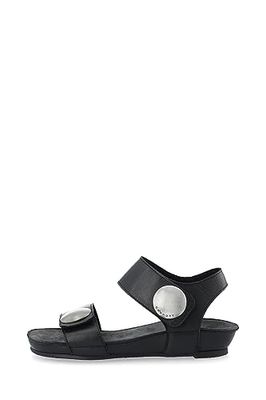 CA'SHOTT 61200446 KVINNOR SVART HUD SANDAL, Svart, 39 EU