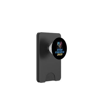 Vacaciones en Gran Canaria 2025 Palmeras PopSockets PopWallet para MagSafe