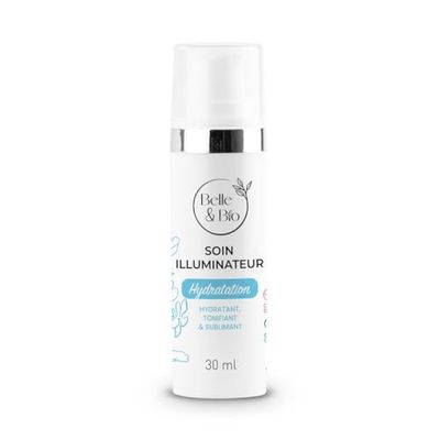 Belle&Bio Soin Illuminateur Regard Hydratation du Contour de l'Oeil Effet Irisé Certifié Cosmos par Ecocert 30 ml