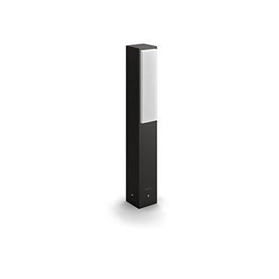 Philips 1648893P0 Iluminação exterior (4,5 W LED, iluminação de sobremuro/pé para exterior, alumínio, sintético, IP44, jardim, pátio, I) antracite