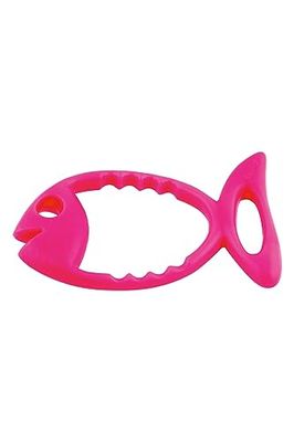 Vissen-duikring, neon-roze, 9x17 cm