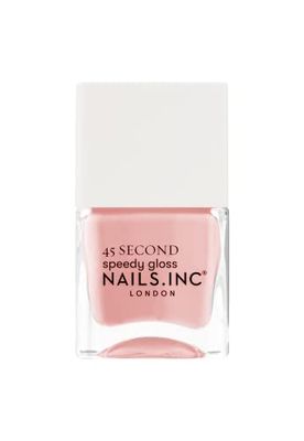 Nails.INC 45 Second Speedy Gloss Fly By At Victoria 14ml, Pink Nude Nail Polish