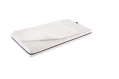 Träumeland T090323 AirDry fuktskydd – vattentät och hudvänlig – med extra ventilation på huvuddelen, storlek 70 x 140 cm, vit, 450 g