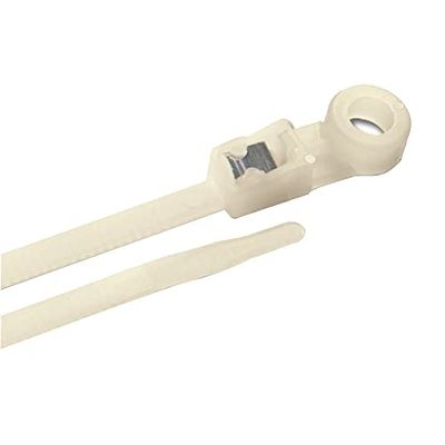 Ancor 11' MOUNTING Self Cutting Cable Tie Natural 500PCS DAN-1264, Other, Multicolor, One Size
