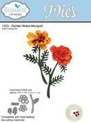 Elizabeth Craft Designs Garden Notes Marigold Die, Metallo, Grigio, 21.3 x 13.7 x 0.2 cm