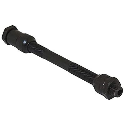 cyclingcolors eje de rueda delantera hueco bici bicicleta 9mm x 108mm negro tuerca cónica