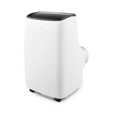 GEEPAS Portable Smart Air Conditioning Unit | 4-in-1 Conditioner/Fan/Dehumidifier/Sleep | LED Display Remote Control 2 Speeds & 24H Timer | Dual Window Venting Kit | 2 Year Warranty 7000 BTU White