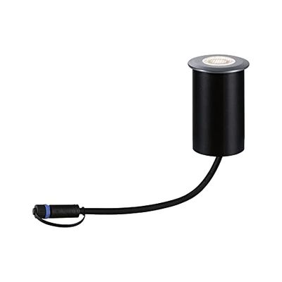 Paulmann 94369 Plug & Shine - Lampada da esterno a LED, IP67, 3000 K, 11 W, colore grigio, dimmerabile, sistema di illuminazione da giardino in allumi