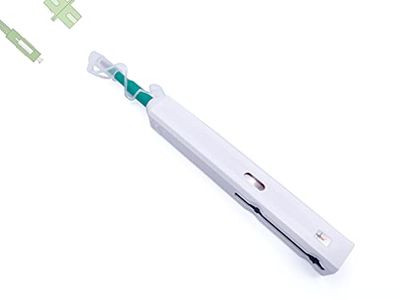 Elfcam® - Pulitore a Click per Bussole e Connettori a Pannello Tipo SC/FC/ST on Ferrula da 2,5mm, Penna di Pulizia Adatto per Oltre 800 Pulizie