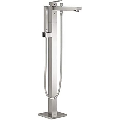 GROHE 23672DC1 Eurocube OHM bath freest. Rubinetto 1,8 gpm + shw, in acciaio super