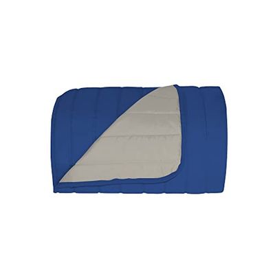 Italian Bed Linen Elegant Doubleface Auto Seat Cover Royal/Light Grey, 130x140cm