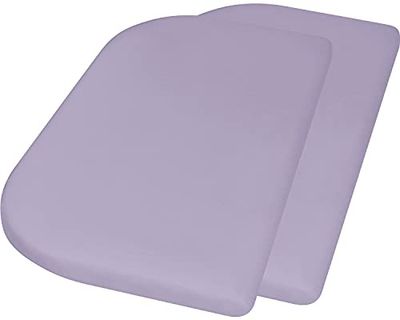 Lot de 2 draps-housses en jersey 81 x 42 cm