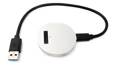 SYSTEM-S NVME Adapter M-Key M.2 NGFF bus naar USB 3.0 Type A SSD kabel in grijs