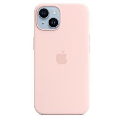 Apple iPhone 14 Silicone Case with MagSafe - Chalk Pink ​​​​​​​