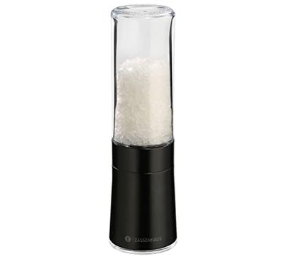 Zassenhaus - Macinasale DESSAU 17 cm, acciaio INOX, nero/acrliico