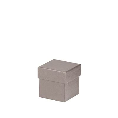 Rössler Boxline 13421453490 Square Cardboard Box 65 x 65 x 65 mm Taupe