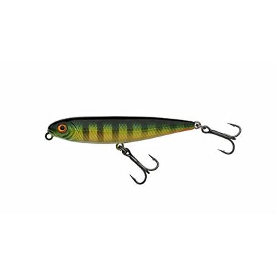 Berkley Pulse Slurp Fishing Lure, esca galleggiante topwater, esca dura di superficie per persico, spigola, facile da pescare, pesca di predatori in acqua dolce e salata, 8,5 cm, persico