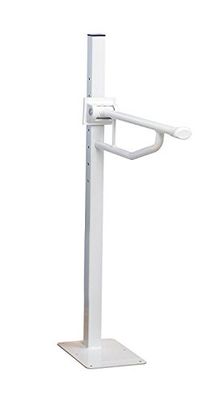 HOMECRAFT Devon Elite Folding Support Floor Mounted Rail , Bathroom Aid for Elderly , Handicapped , Disabled users , Bathroom Grab Bar for Stability , Safety Support Handrail for Lavatory and Restroom