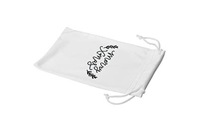 Bonamaison Imprimé Numériquement Lunettes Étui avec Cordon de Serrage, 100% Coton, Sac Lunettes, Pochette à Lunettes, 1 Pièce, Taille: 11x19 Cm