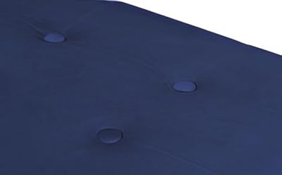 FORNOR 42015 zitzak, velours, blauw, 76 x 38 x 38 cm