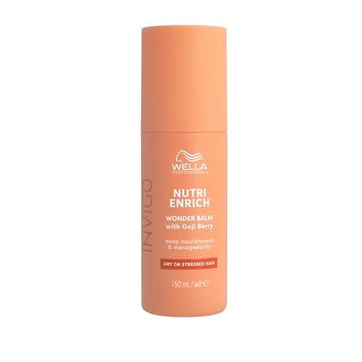 Wella Professionals Invigo Nutri Enrich Baume Merveilleux nourrissant et démêlant avec de l'acide oléique et baies de Goji - Restaure les cheveux secs et abîmés 150ml