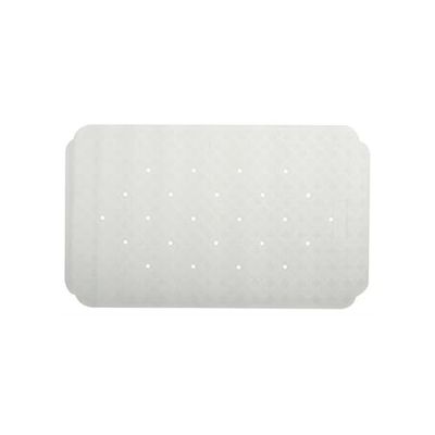 Spirella Tapis Fond de Baignoire Caoutchouc Ruby 70x40cm Blanc