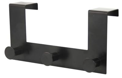 FORNOR 17339 Black Door Hanger 22 x 10 cm