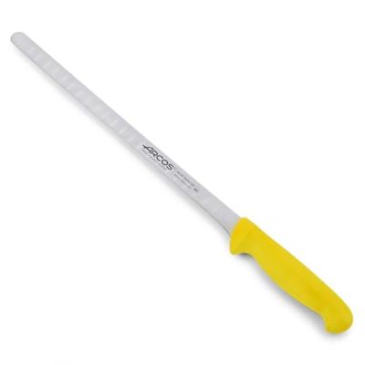 Arcos Sole Knife/Fish Knife 12 Inches Nitrum Stainless Steel and 300 mm Blade,Designed for handling and preparing Fish, Ergonomic Polypropylene Handle,Series 2900, Color Yellow