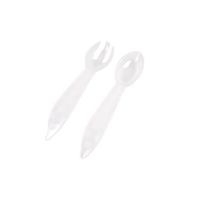 BEBE DOUCEUR, Set De 2 Couverts Plastique Cuillere + Fourchette 13Cm