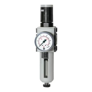 RIEGLER 139503-FU 814-4 filterregelaar »Futura«, PC, SK, Mano, BG 2, G 1/2, 0,2-4 bar, HA, 1 stuk