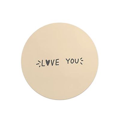 Questo Casa, Round Digital Printed Mouse Pad, Non-Slip Base, for Office and Home, Diameter:22cm