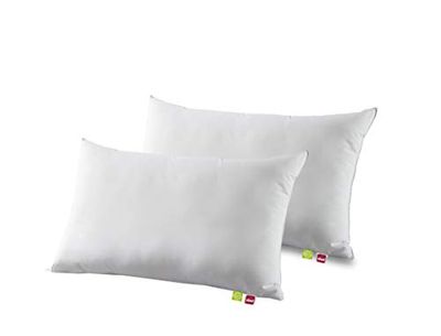 Abeil kudde biologisk attityd bomull vit 45 x 70 cm 2 st.