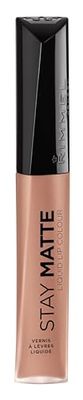 Rimmel London Stay Matte Liquid Lip Color - 710 Latte To Go For Women 0.21 oz Lipstick