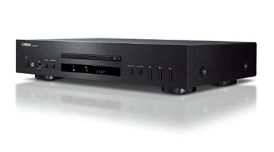 Yamaha CD-S303 CD-speler met krachtige DAC, 192 kHz/24 bit, Pure Direct, USB-aansluiting, ondersteunt audio met hoge resolutie, zwart