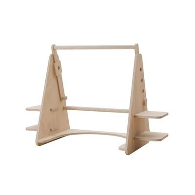 Plykit Montessori Lloc kapstok met aanpasbare hoogte, geschikt voor beperkte mobiliteit, 118 x 80 x 61 cm