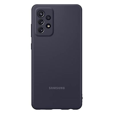 Samsung Galaxy A72 Silicone Cover Case - Black