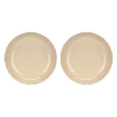 THUN - Lot de 2 assiettes creuses en porcelaine Happy Elegance