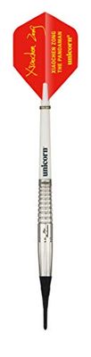 Unicorn Unisex's Xiaochen Zong Soft Tip Darts, Silver, 19G