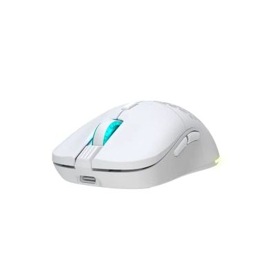 Newskill Arakne Elite Ivory Ratón Inalámbrico RGB 16000 DPI Blanco