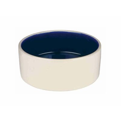 Trixie Ciotola in Ceramica, Lavabile in Lavastoviglie, Antiribaltamento, 1 litro, Blu, per Cani e Gatti