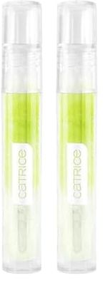Catrice POOLSIDE OF Life Bi-Phase Lip Oil, Lipgloss, Nr. C01, verde, hidratante, nutritivo, calmante, vegano, sin parabenos, sin micropartículas de plástico, sin nanopartículas, 1 unidad (3,6 ml)